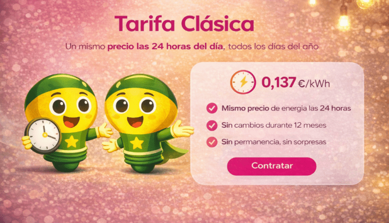 Tarifa Clásica de Holaluz: precio fijo 24 horas sin complicaciones tarifa clasica hola luz todo lo que tienes que saber