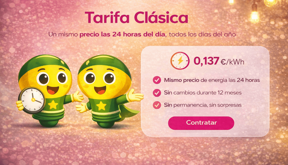 Tarifa clasica hola luz