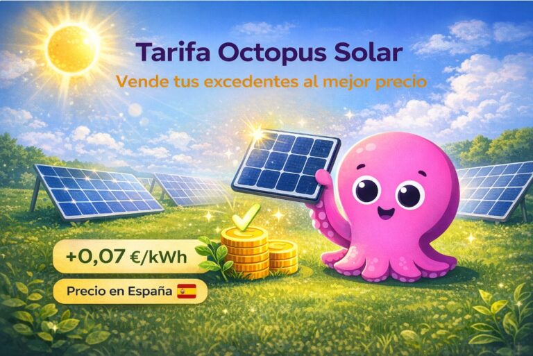 Tarifa Octopus Solar: autoconsumo con compensación inteligente de excedentes octopus solar españa